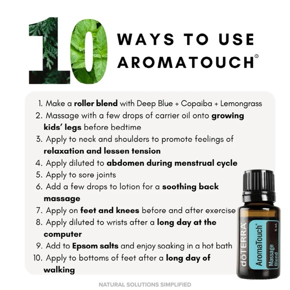 AromaTouch Massage Blend — DoTERRA, 15ml - Picture 7 of 11